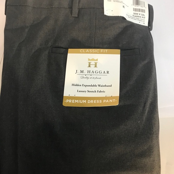 Pants big & tall classic fit size 50X32L - Picture 4 of 7